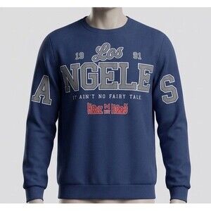 NWT Boyz N The Hood Graphic Sweatshirt Men's Large Hybrid Apparel Navy Pullover